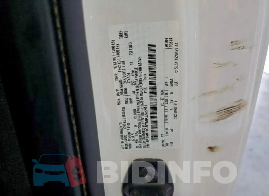 1FTMF1CB7MKE52251 Photo# 12