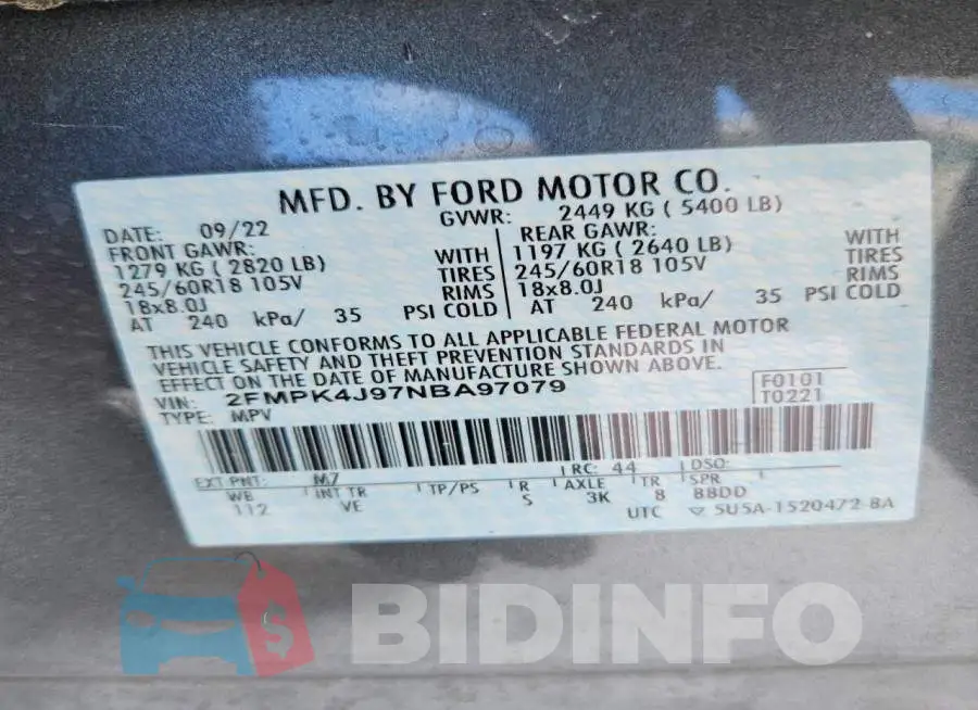 2FMPK4J97NBA97079 Photo# 13