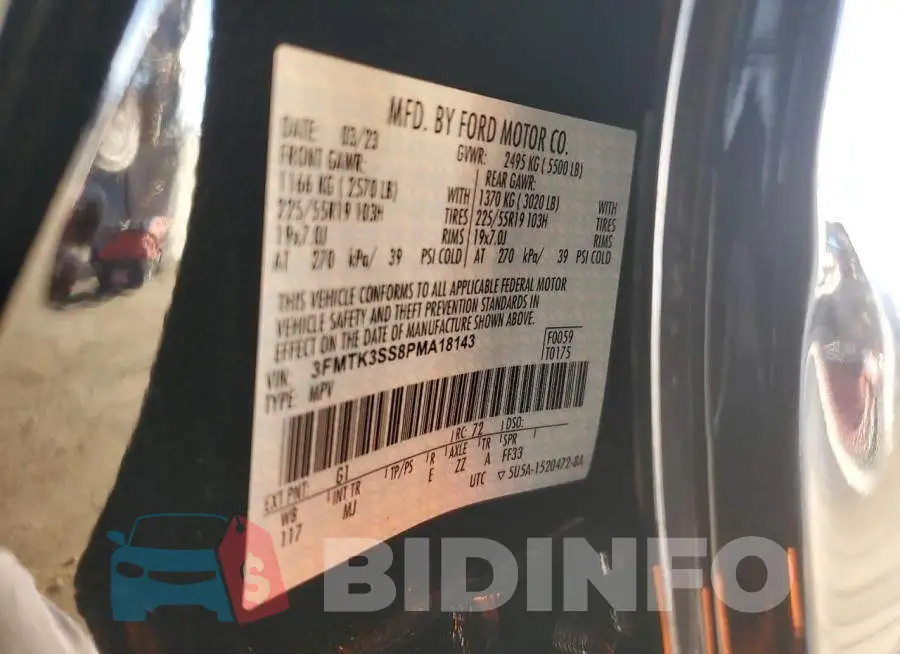 3FMTK3SS8PMA18143 Photo# 12