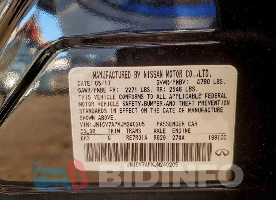 JN1CV7APXJM240205 Photo# 12