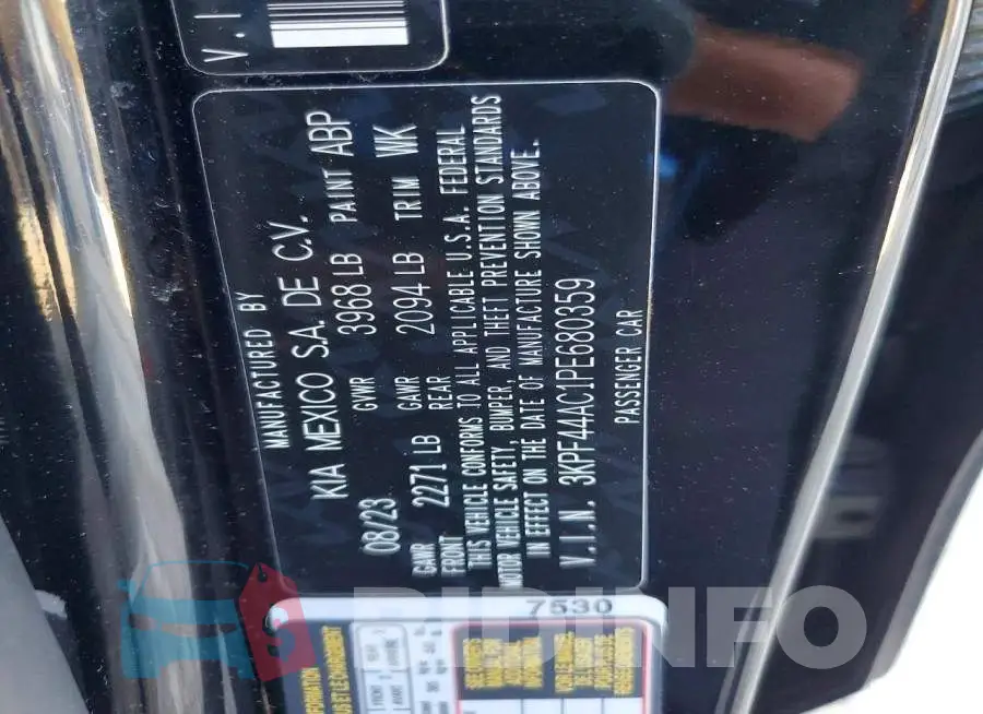 3KPF44AC1PE680359 Photo# 12