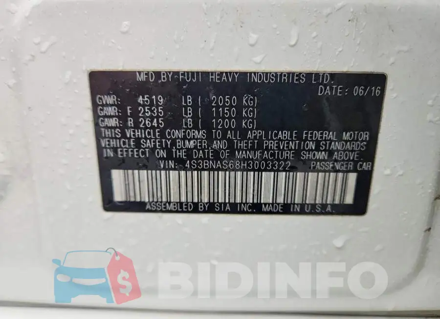 4S3BNAS68H3003322 Photo# 12