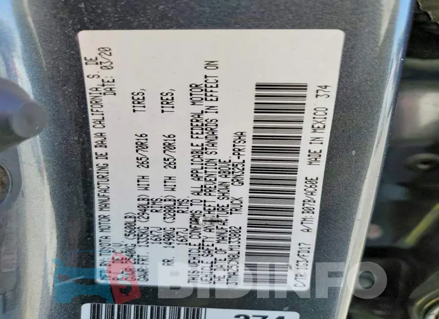 3TMAZ5CN8LM133802 Photo# 13