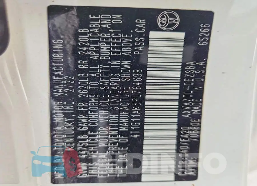 4T1G11AK5PU764698 Photo# 13