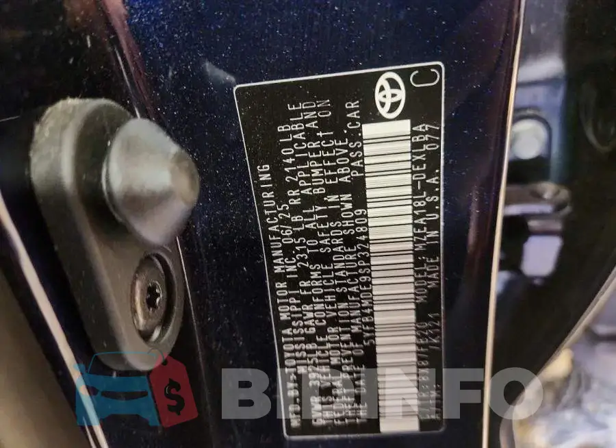 5YFB4MDE9SP324809 Photo# 13