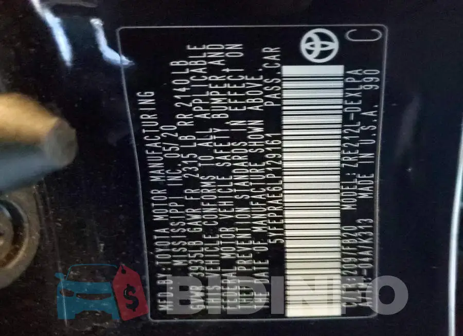 5YFEPRAE6LP129161 Photo# 13