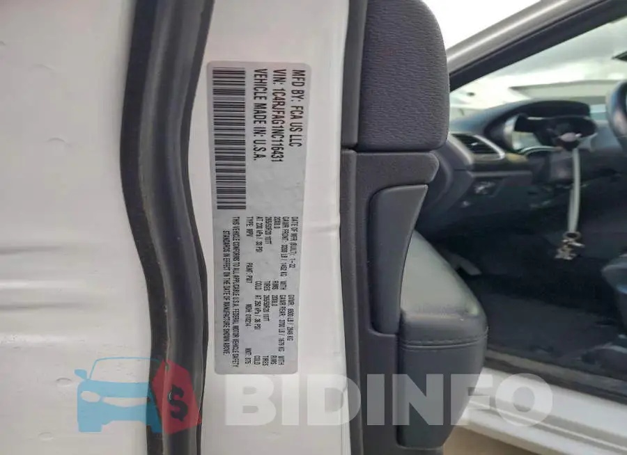 1C4RJFAG1NC116431 Photo# 14