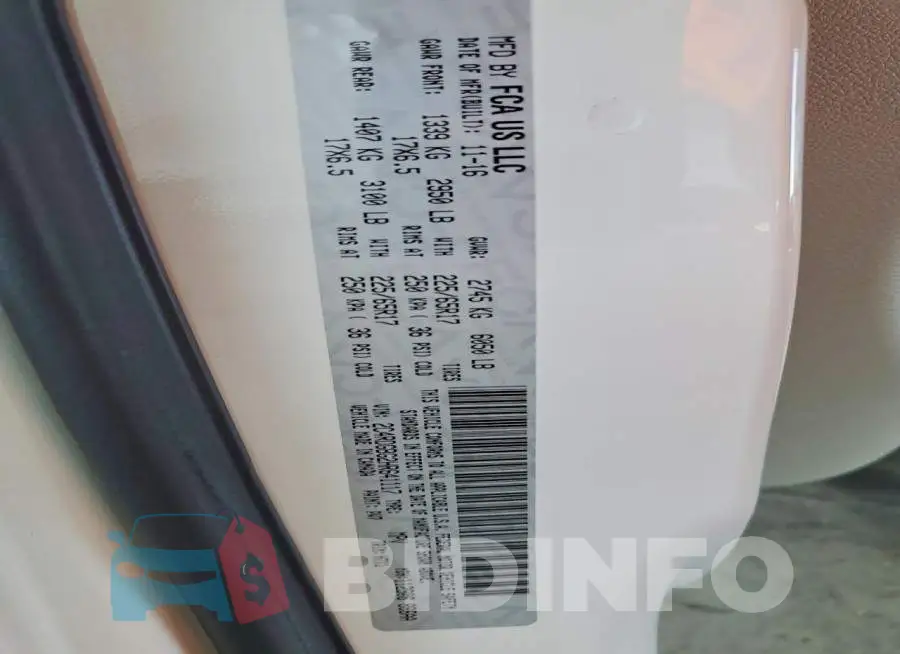 2C4RDGBG2HR641117 Photo# 13