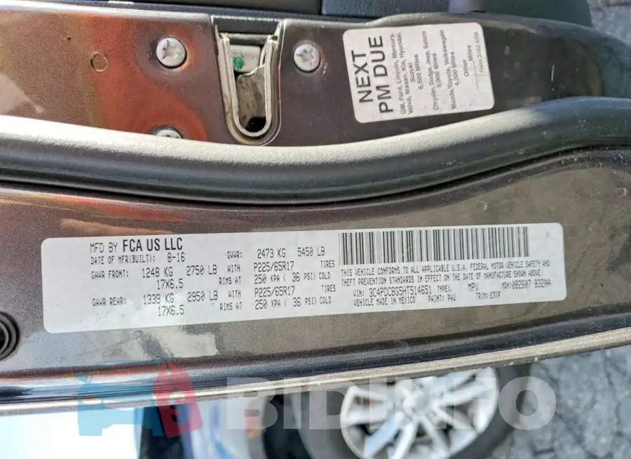 3C4PDCBG5HT514651 Photo# 13