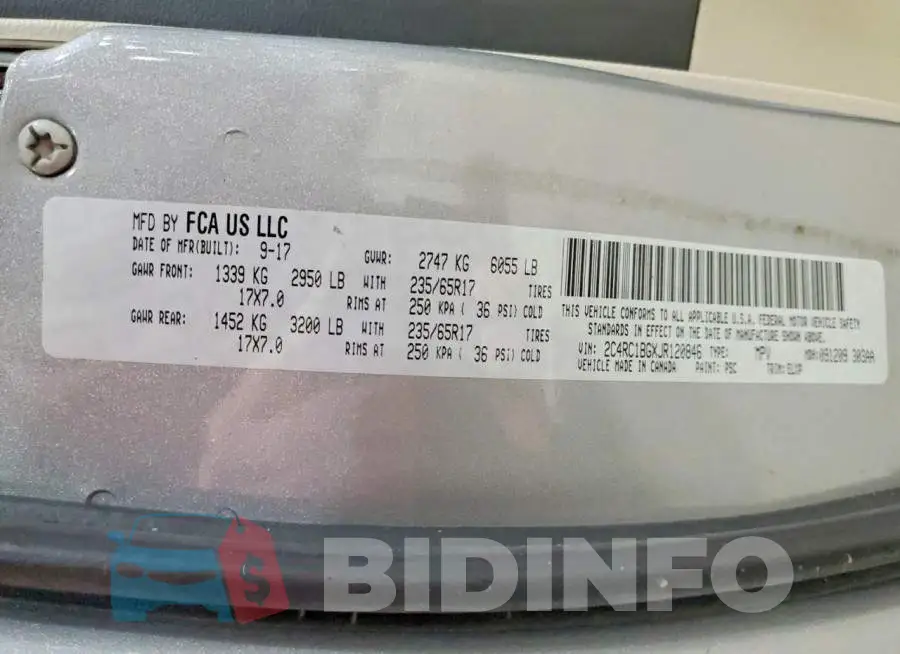 2C4RC1BGXJR120846 Photo# 12