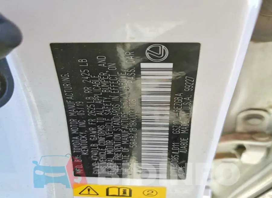58ABZ1B18KU037128 Photo# 13
