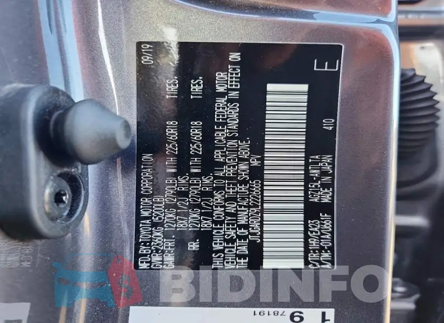 JTJGARDZ9L2226665 Photo# 13