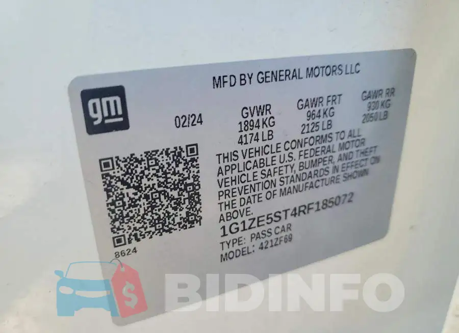 1G1ZE5ST4RF185072 Photo# 12