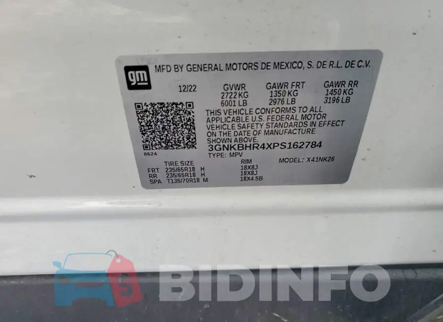 3GNKBHR4XPS162784 Photo# 13