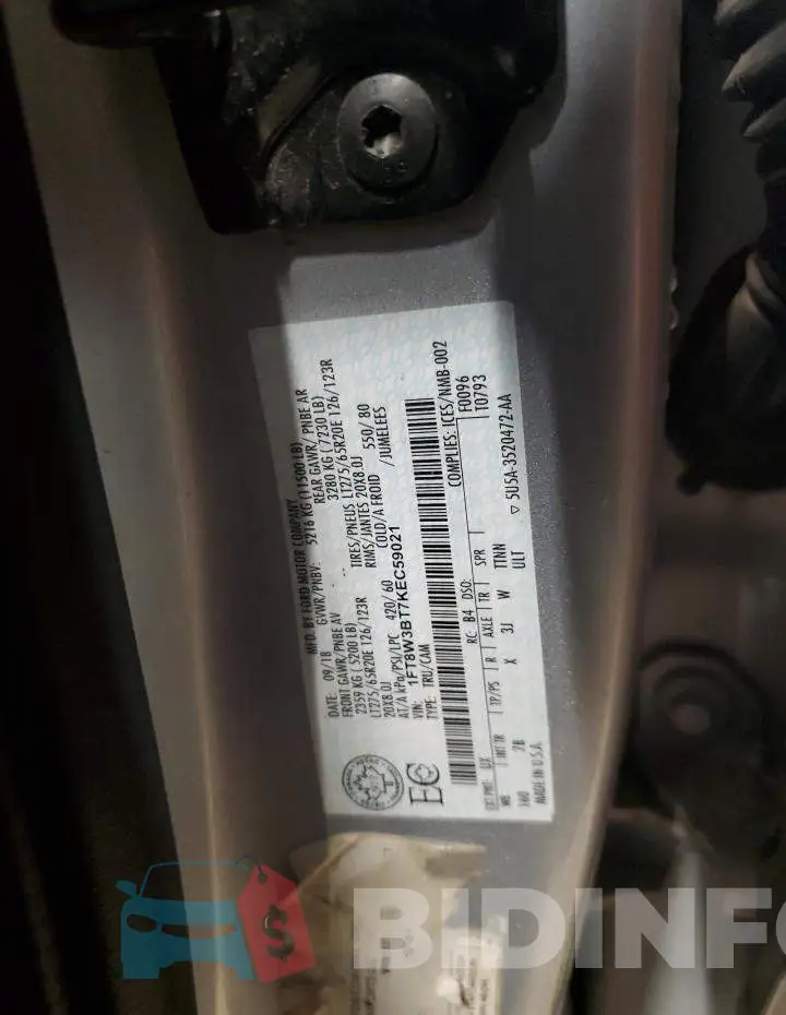 1FT8W3BT7KEC59021 Photo# 13