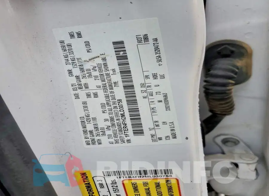 1FTER4FH2MLD30758 Photo# 12