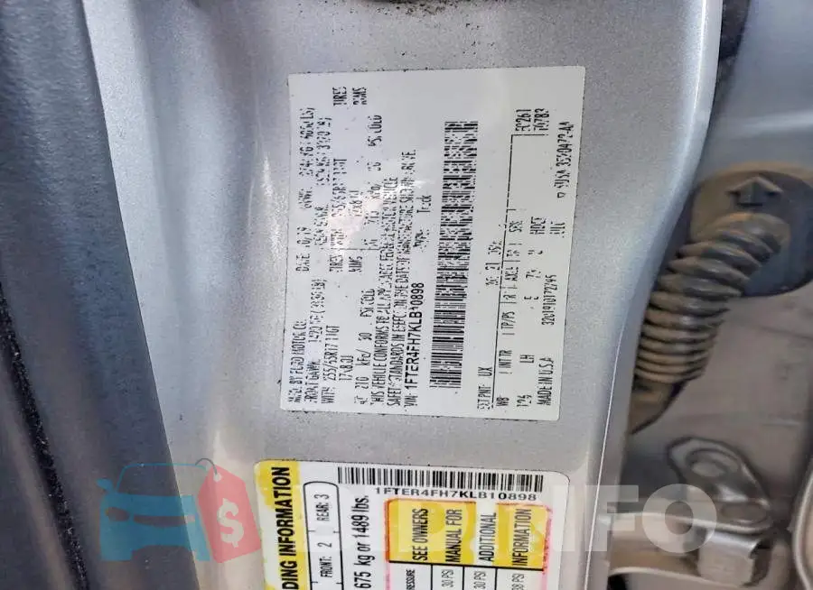 1FTER4FH7KLB10898 Photo# 12