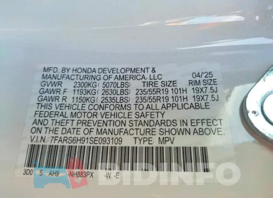 7FARS6H91SE093109 Photo# 14