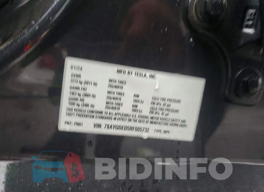 7SAYGDED5RF005732 Photo# 12