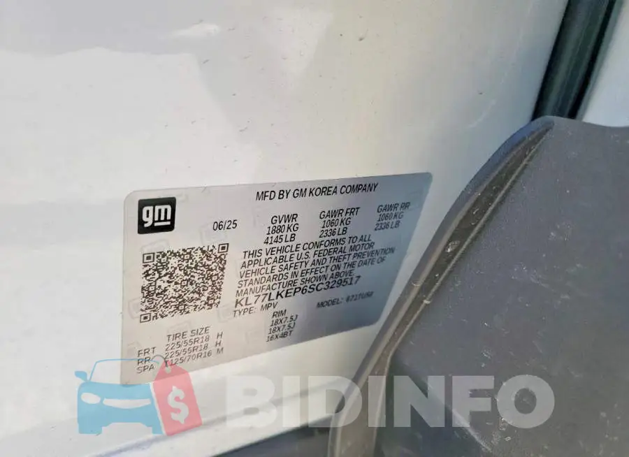 KL77LKEP6SC329517 Photo# 13