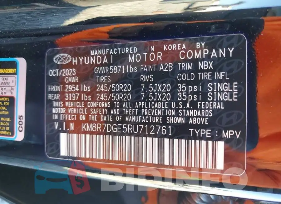KM8R7DGE5RU712761 Photo# 13