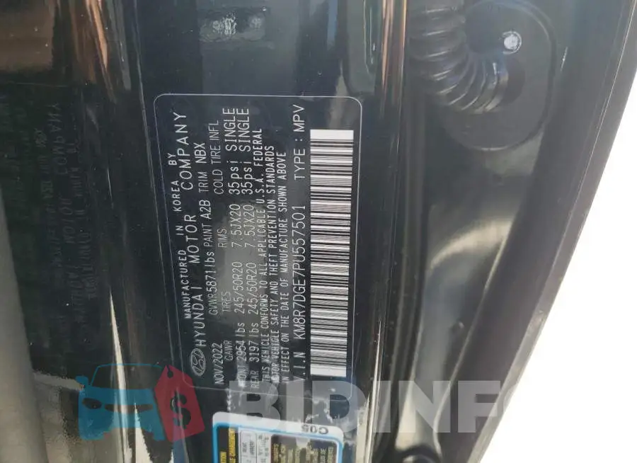 KM8R7DGE7PU557501 Photo# 12