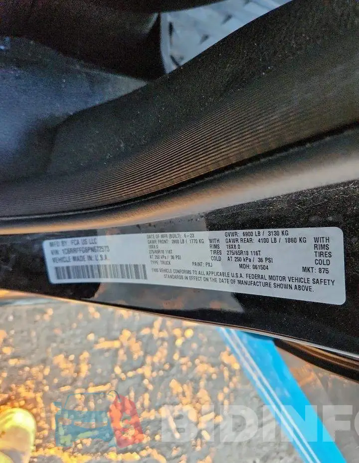 1C6RRFFG6PN672573 Photo# 13