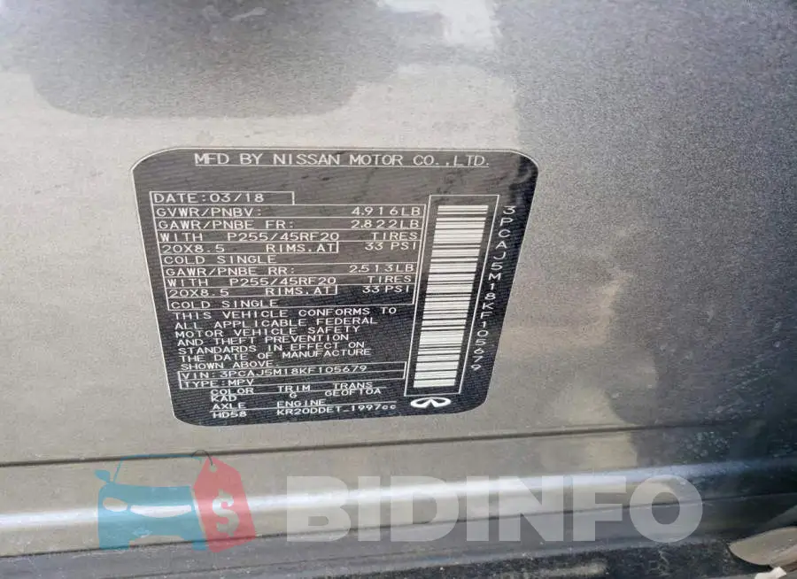 3PCAJ5M18KF105679 Photo# 14