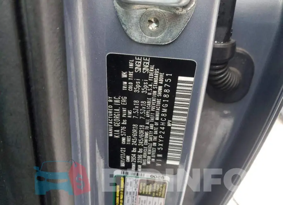 5XYP24HC8MG188751 Photo# 13
