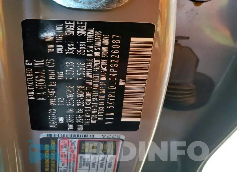 5XYRLDLC4PG226087 Photo# 14