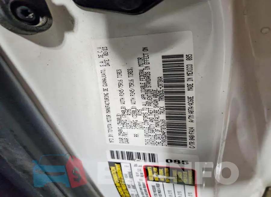 3TYRX5GN4PT076169 Photo# 12
