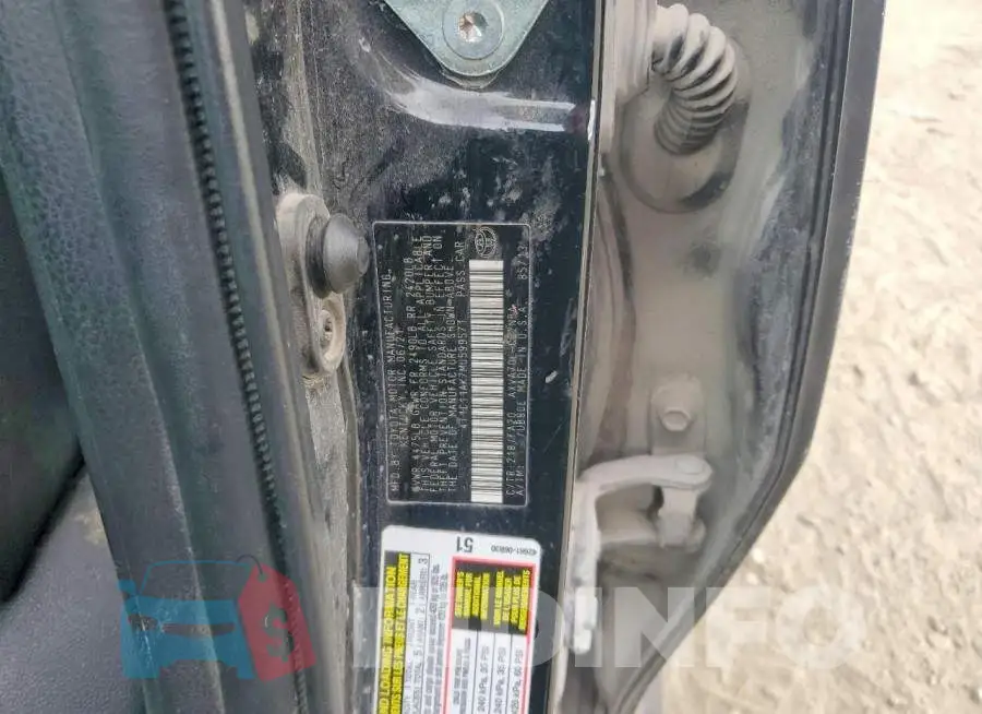 4T1C11AK7MU599571 Photo# 12