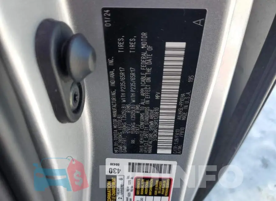 5TDKSKFC5RS120810 Photo# 14