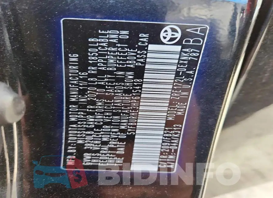 5YFBURHE3HP615418 Photo# 12