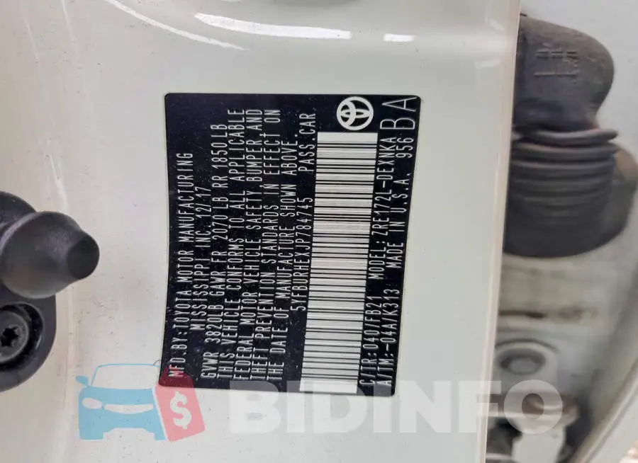 5YFBURHEXJP784745 Photo# 13
