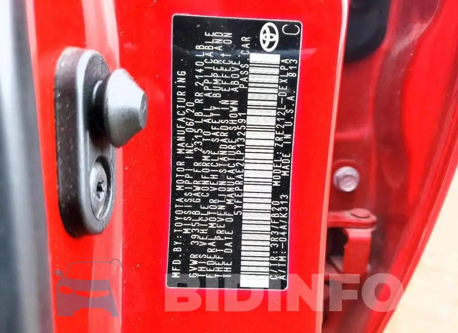 5YFEPRAE2LP132591 Photo# 12