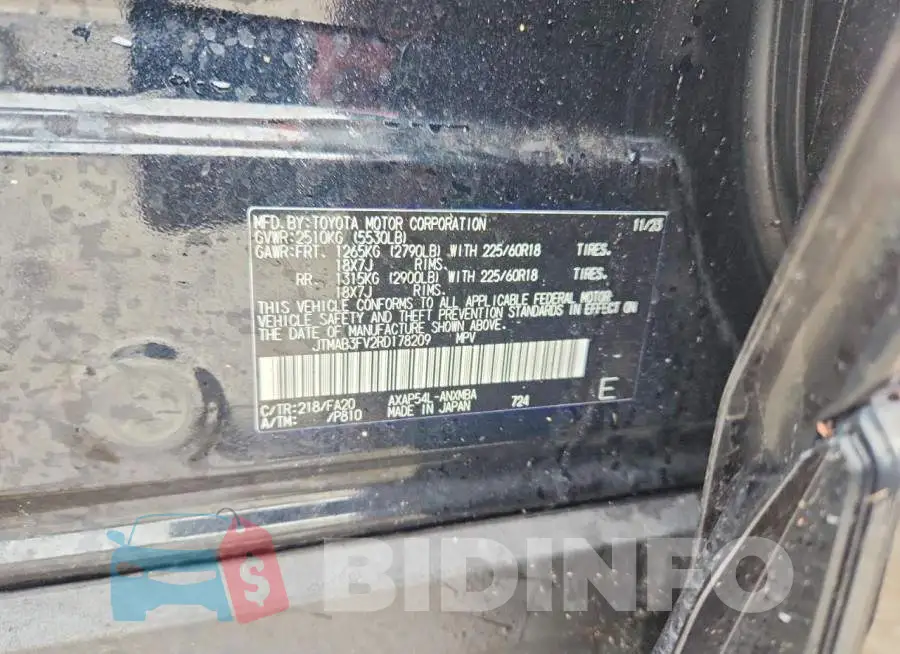 JTMAB3FV2RD178209 Photo# 13