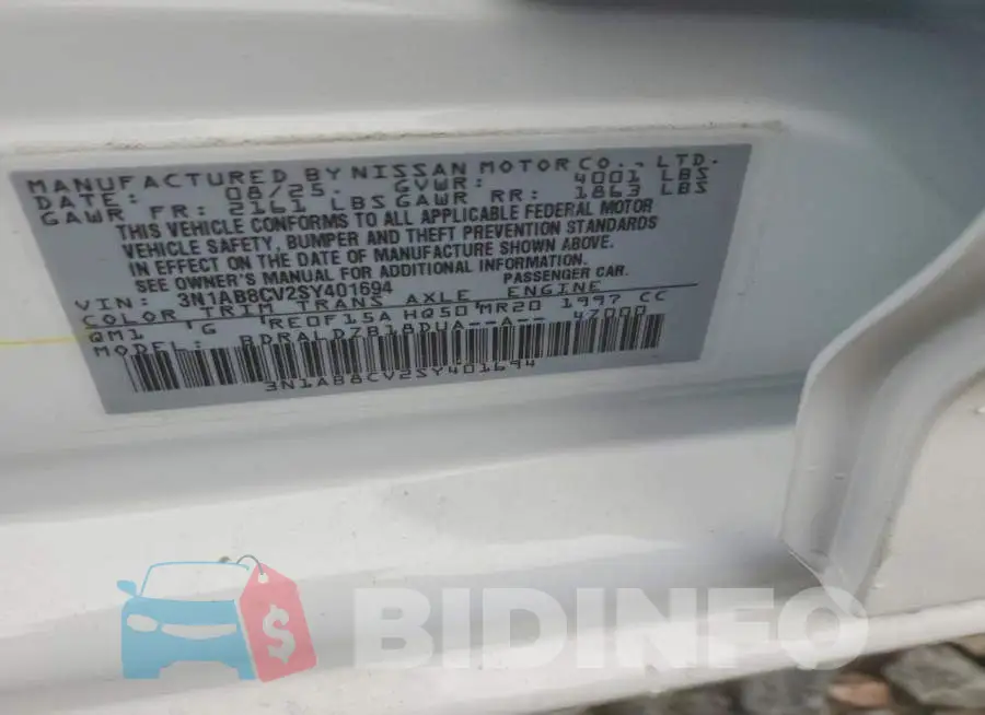 3N1AB8CV2SY401694 Photo# 12