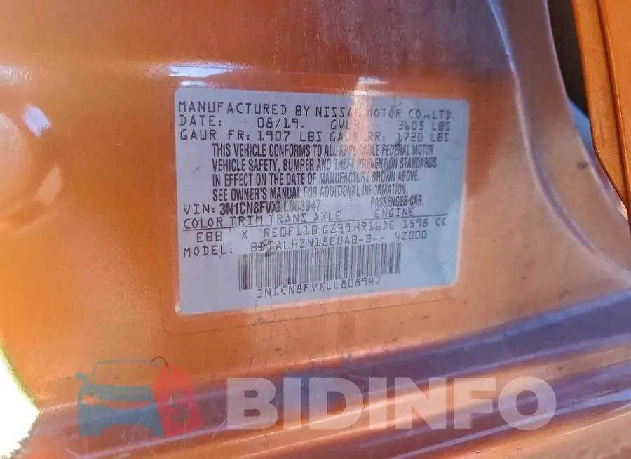 3N1CN8FVXLL808947 Photo# 12