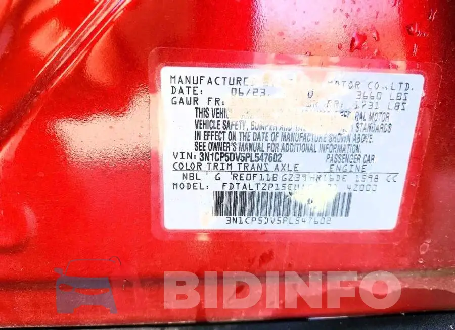 3N1CP5DV5PL547602 Photo# 12