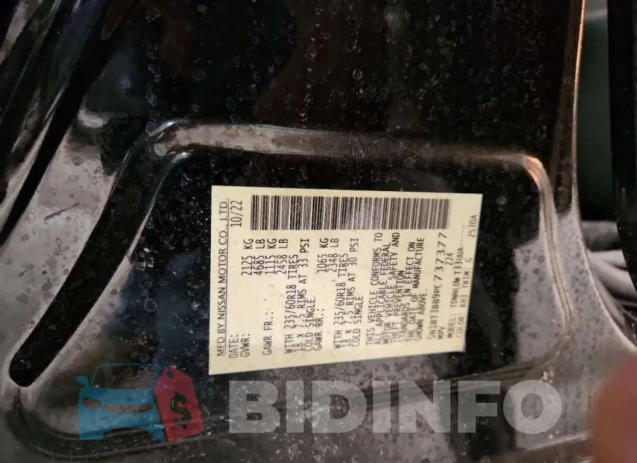5N1BT3BB9PC737377 Photo# 13