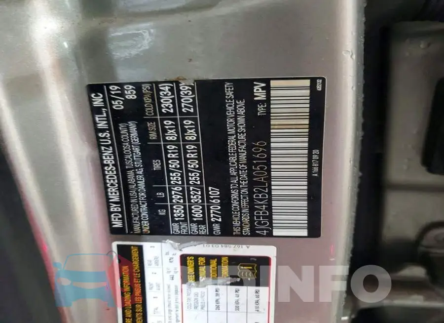 4JGFB4KB2LA051696 Photo# 12