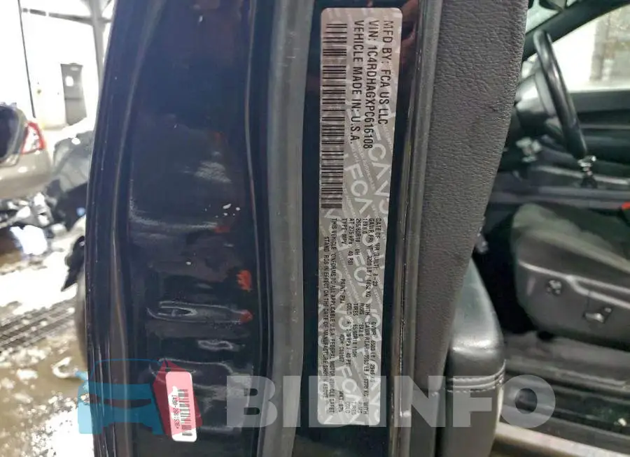 1C4RDHAGXPC616108 Photo# 13