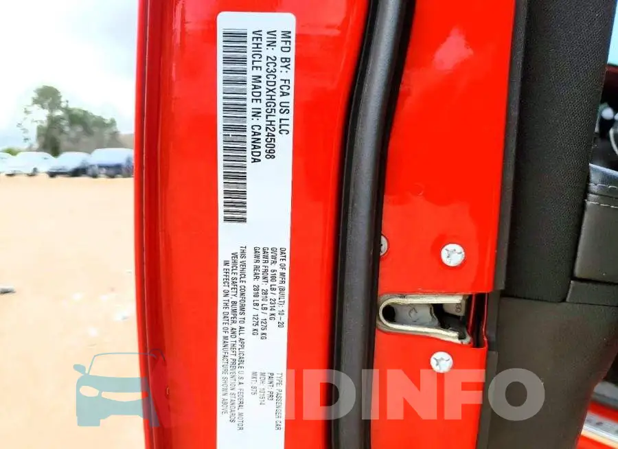 2C3CDXHG5LH245098 Photo# 12