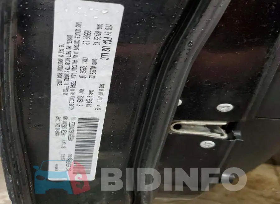 2C3CDXKT8KH622804 Photo# 13