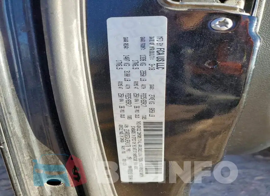 2C4RDGEGXJR241176 Photo# 13