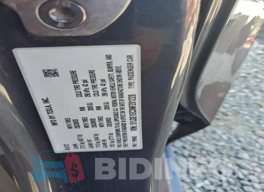 5YJ3E1EC3NF201228 Photo# 12