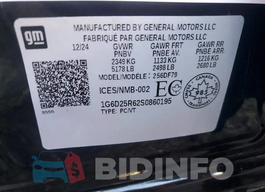 1G6D25R62S0860195 Photo# 12