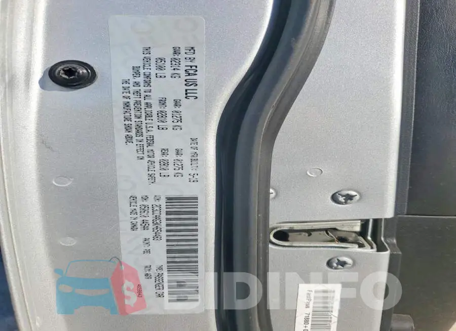 2C3CCAAG3KH654483 Photo# 12