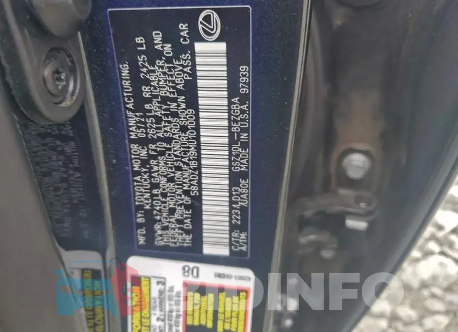 58ADZ1B19MU101009 Photo# 12